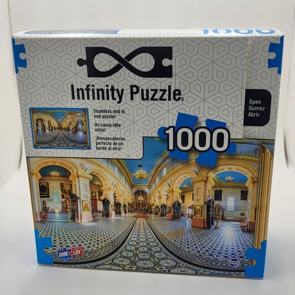 Infinity Puzzle Museum 1000 Piece Jigsaw Puzzle – Sure-Lox Interlocking Puzzle - Picture 6 of 9